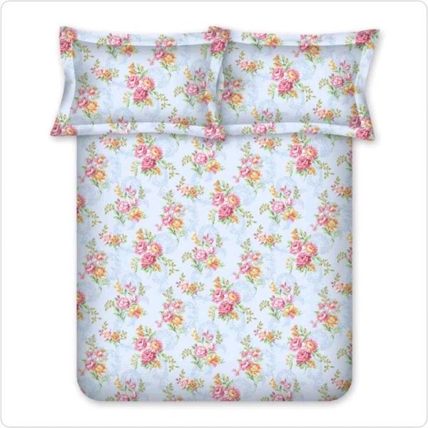 Bombay Dyeing Double bed Cotton Bedsheets - 2.24 M X 2.54 M