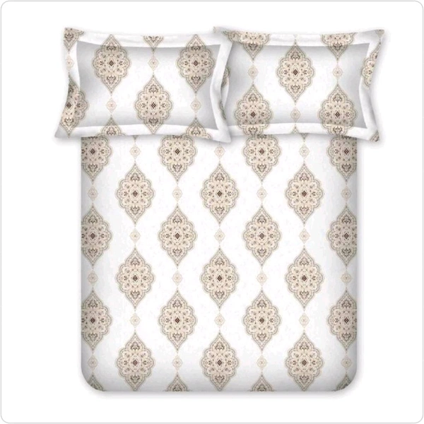 Bombay Dyeing Double bed Cotton Bedsheets - 2.24 M X 2.54 M