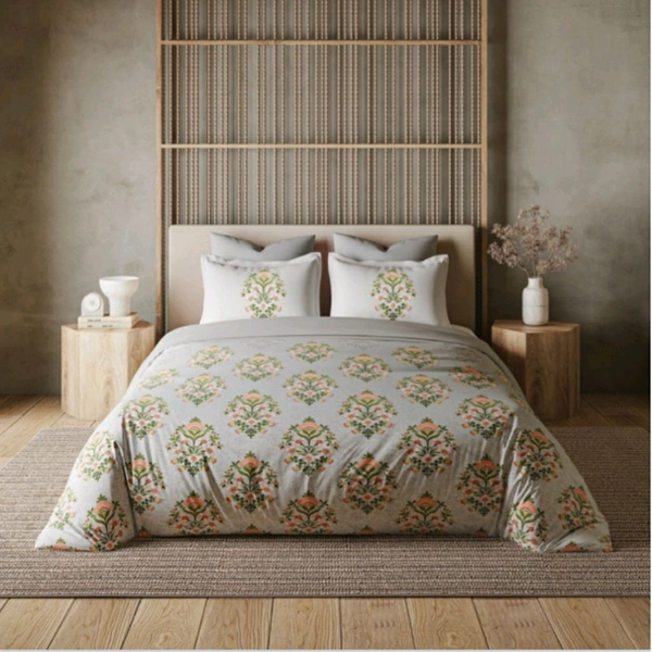 Pure Cotton King Size Double Bedsheet 3.00 Meter X 3 Meter - 3.00 M X 3.00 M