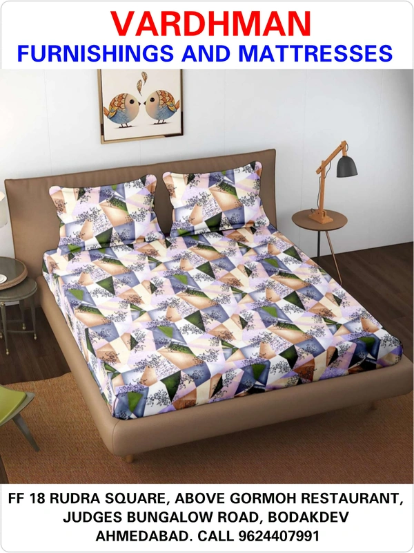 Fitted Bedsheet in Ahmedabad at wholesale Price Elastic Bedsheet  - Fitted Bedsheet