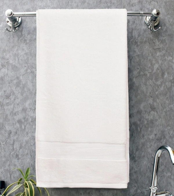 Bombay Dyeing Cotton Towel Super Ultrx 650 Gsm Bath Towel White - 75 Cm X 150 Cm