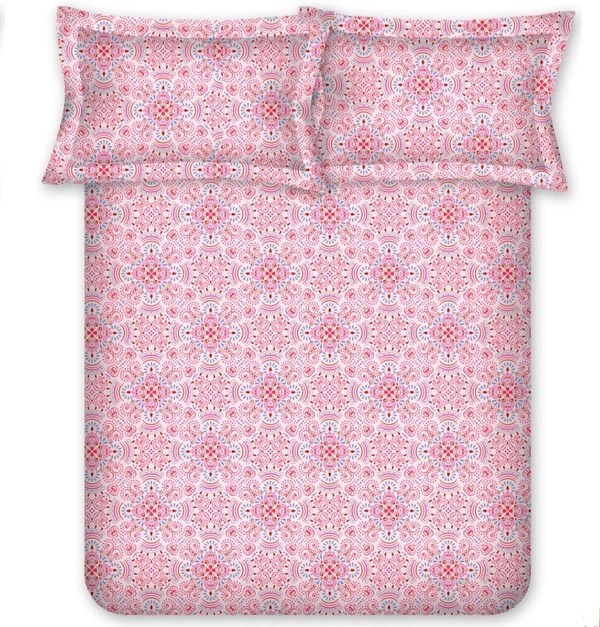 Bombay Dyeing Single Bed Cotton Bedsheets - 1.50 M X 2.24 M, Design C