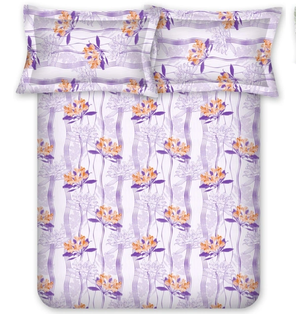 Bombay Dyeing Single Bed Cotton Bedsheets - 1.50 M X 2.24 M, Design B