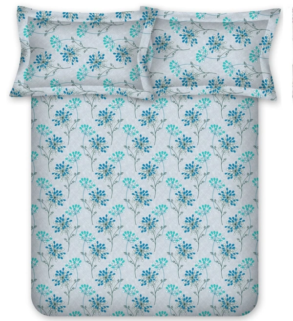 Bombay Dyeing Single Bed Cotton Bedsheets - 1.50 M X 2.24 M, Design B