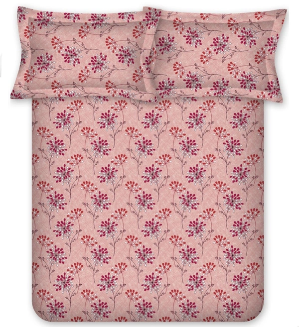 Bombay Dyeing Single Bed Cotton Bedsheets - 1.50 M X 2.24 M, Design C
