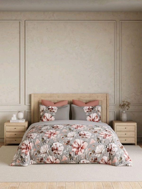 Ddecor Super King Size Bedsheet 10 Feet X 10 Feet With 2 Pillow Covers Cotton Bed Sheet  - 3.00 M X 3.00 M