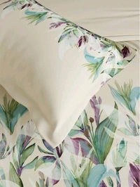 Ddecor Super King Size Bedsheet 10 Feet X 10 Feet With 2 Pillow Covers Cotton Bed Sheet  - 3.00 M X 3.00 M