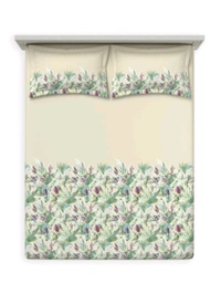 Ddecor Super King Size Bedsheet 10 Feet X 10 Feet With 2 Pillow Covers Cotton Bed Sheet  - 3.00 M X 3.00 M