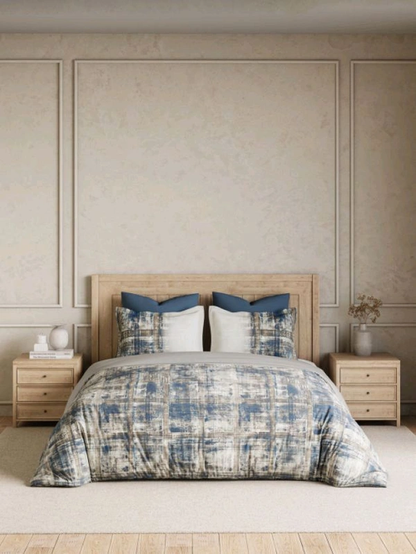 Ddecor Super King Size Bedsheet 120 Inch X 120 Inch With 2 Pillow Covers Cotton Bed Sheet  - 3.00 M X 3.00 M