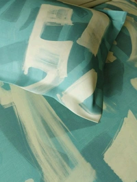 Ddecor Super King Size Bedsheet 120 Inch X 120 Inch With 2 Pillow Covers Cotton Bed Sheet  - 3.00 M X 3.00 M