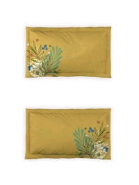 Ddecor Super King Size Bedsheet 120 Inch X 120 Inch With 2 Pillow Covers Cotton Bed Sheet  - 3.00 M X 3.00 M
