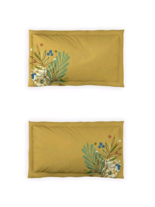 Ddecor Super King Size Bedsheet 120 Inch X 120 Inch With 2 Pillow Covers Cotton Bed Sheet  - 3.00 M X 3.00 M