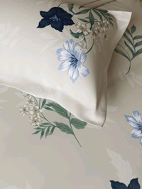 Ddecor Super King Size Bedsheet 3 Meter X 3 Meter With 2 Pillow Covers Cotton Bed Sheet  - 3.00 M X 3.00 M