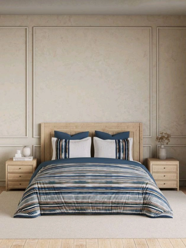 Ddecor Super King Size Bedsheet 3 Meter X 3 Meter With 2 Pillow Covers Cotton Bed Sheet  - 3.00 M X 3.00 M