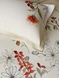 Ddecor Super King Size Bedsheet 3 Meter X 3 Meter With 2 Pillow Covers Cotton Bed Sheet  - 3.00 M X 3.00 M
