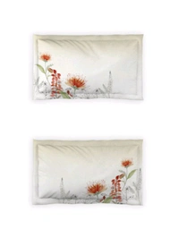 Ddecor Super King Size Bedsheet 3 Meter X 3 Meter With 2 Pillow Covers Cotton Bed Sheet  - 3.00 M X 3.00 M