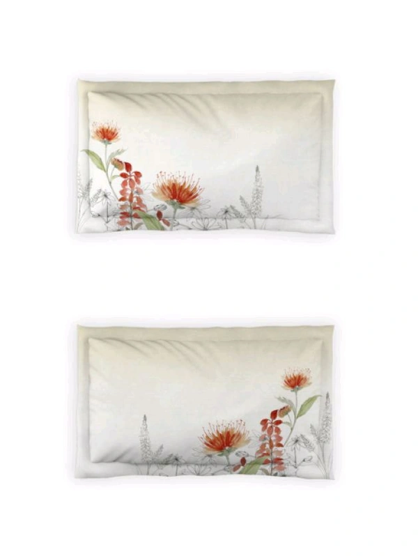 Ddecor Super King Size Bedsheet 3 Meter X 3 Meter With 2 Pillow Covers Cotton Bed Sheet  - 3.00 M X 3.00 M