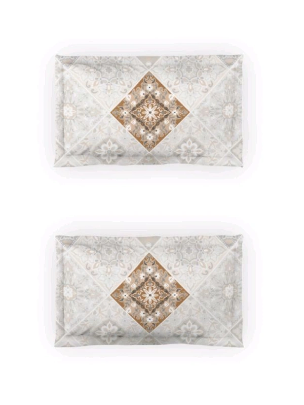 Ddecor King Size Double Bedsheets Cotton 108 Inch X 108 Inch With 2 Pillow Cover  - 2.74 M X 2.74 M