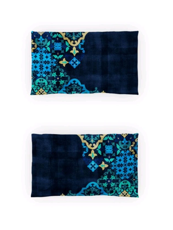 Ddecor King Size Double Bedsheets Cotton 108 Inch X 108 Inch With 2 Pillow Cover  - 2.74 M X 2.74 M