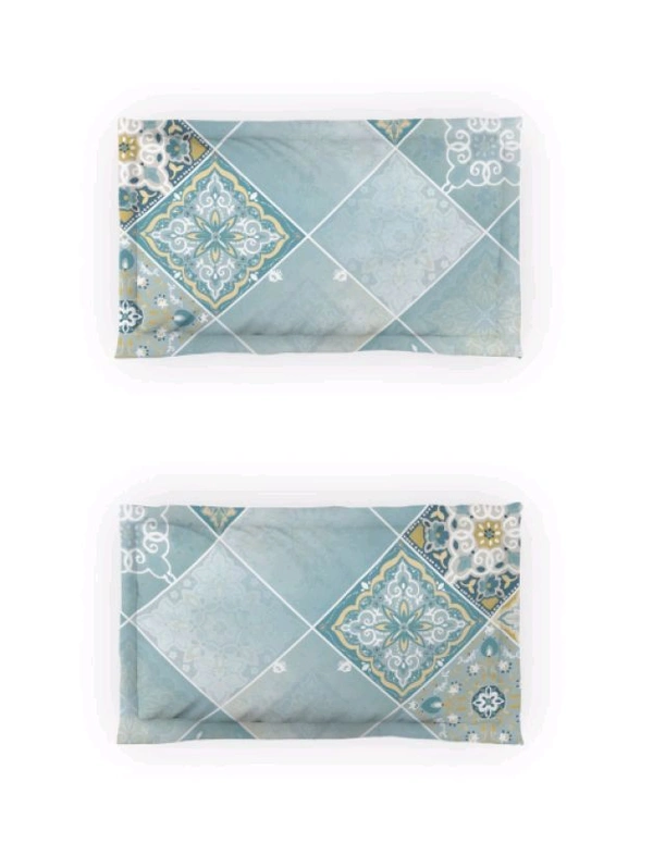 Ddecor King Size Double Bedsheets Cotton 108 Inch X 108 Inch With 2 Pillow Cover  - 2.74 M X 2.74 M