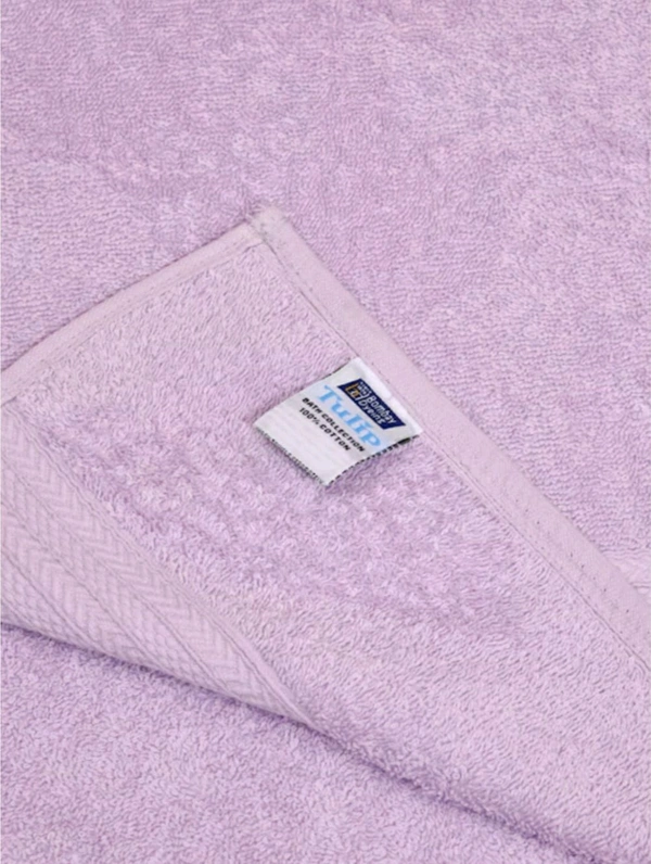 Bombay Dyeing Tulip Cotton Towel Lilac Colour 75 Cm X 150 Cm Large Towel  - 75 Cm X 150 Cm