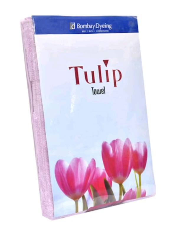 Bombay Dyeing Tulip Cotton Towel Lilac Colour 75 Cm X 150 Cm Large Towel  - 75 Cm X 150 Cm