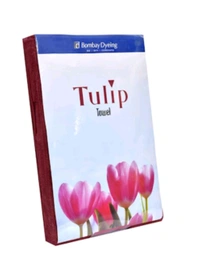 Bombay Dyeing Tulip Cotton Towel Purple Colour 75 Cm X 150 Cm Large Towel  - 75 Cm X 150 Cm