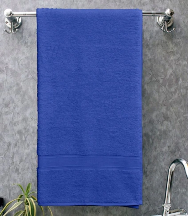 Bombay Dyeing Tulip Cotton Towel Blue Colour 75 Cm X 150 Cm Large Towel  - 75 Cm X 150 Cm