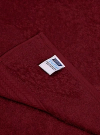 Bombay Dyeing Tulip Cotton Towel Maroon Colour 75 Cm X 150 Cm Large Towel  - 75 Cm X 150 Cm