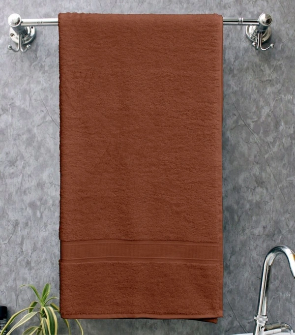 Bombay Dyeing Tulip Cotton Towel Ginger Colour 75 Cm X 150 Cm Large Towel  - 75 Cm X 150 Cm
