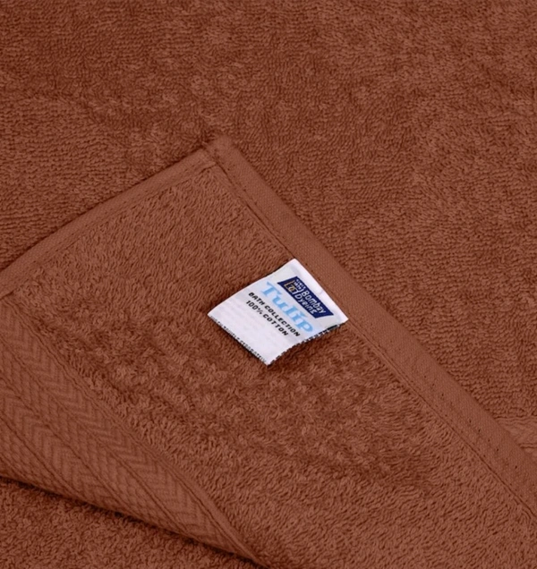 Bombay Dyeing Tulip Cotton Towel Ginger Colour 75 Cm X 150 Cm Large Towel  - 75 Cm X 150 Cm