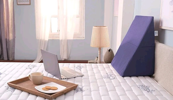 Kurlon Compact Wedge Pillow - BLUE