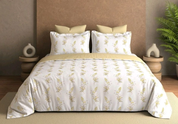 Super King Size Bedsheet 120 X 120 Inch Bed Sheet With 2 Pillow Covers 400 Tc Heavy Premium Quality Smooth Bedsheet  - 3.00 M X 3.00 M