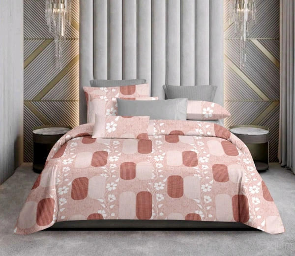 Super King Size Bedsheet 3 X 3 Meter Bed Sheet With 2 Pillow Covers 400 Tc Heavy Premium Quality Smooth Bedsheet Shop Online - 3.00 M X 3.00 M