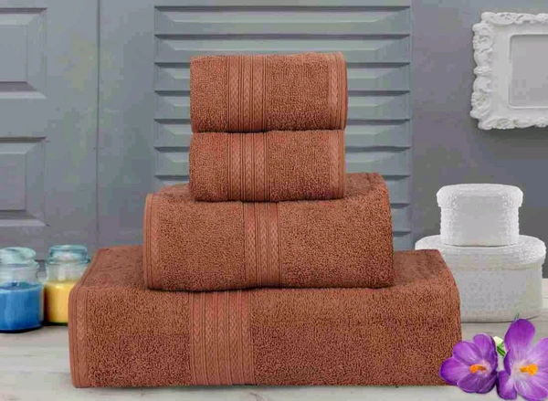 Bombay Dyeing Towel Set Tulip 4 Pc Set Cotton Towel 