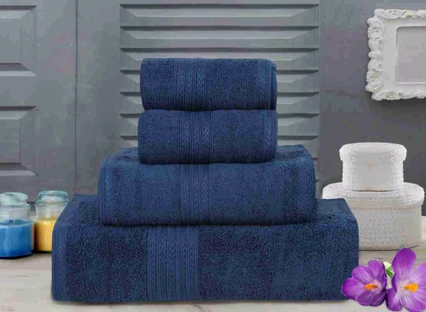 Bombay Dyeing Towel Set Tulip 4 Pc Set Cotton Towel 