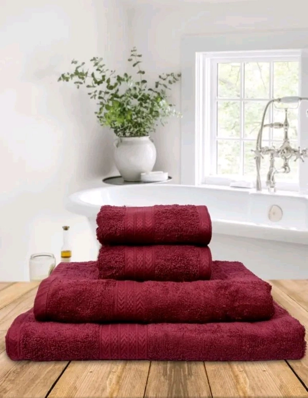 Bombay Dyeing Towel Set Tulip 4 Pc Set Cotton Towel 