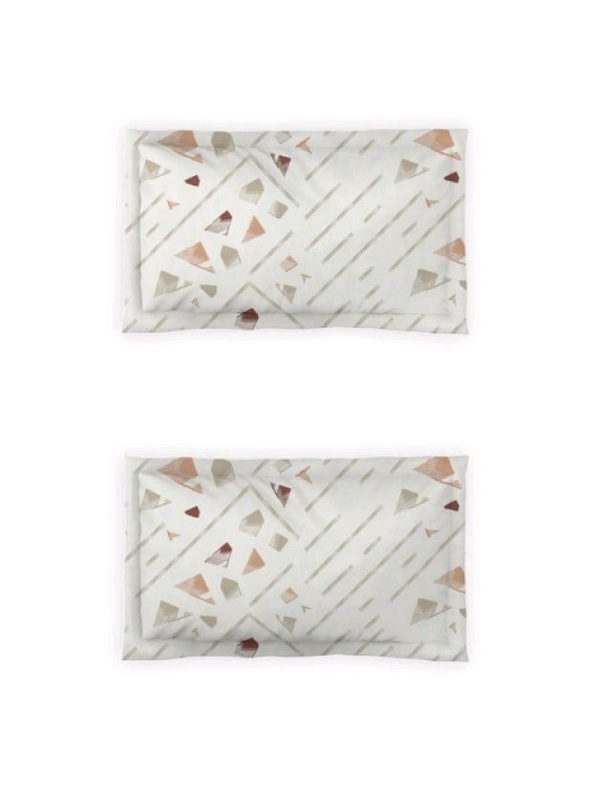 Ddecor Double Bed Cotton Bedsheets 90 X 100 Inch Bed Sheet With 2 Pillow Cover  - 2.24 M X 2.54 M