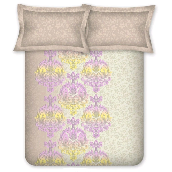 Bombay Dyeing Double Bedsheet Heavy Tc Quality 90 X 100 Inch With 2 Pillow Covers  - 2.24 M X 2.54 M