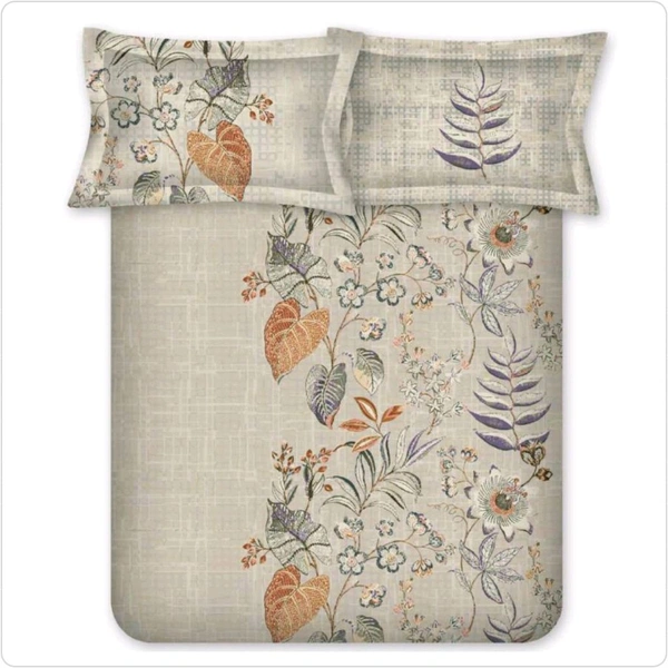 Bombay Dyeing King Size Bedsheet Cotton Bed Sheet 108 X 108 Inch Best Quality Bedsheet With 2 Pillow Covers - 2.74 M X 2.74 M