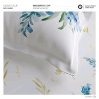 Ddecor Bedsheet King Size Bedsheet Digital Print Floral Bedsheet 2.74 Meter X 2.74 Meter With 2 Pillow Cover  - 2.74 M X 2.74 M