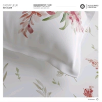 Ddecor Bedsheet King Size Bedsheet Digital Print Floral Bedsheet 2.74 Meter X 2.74 Meter With 2 Pillow Cover  - 2.74 M X 2.74 M
