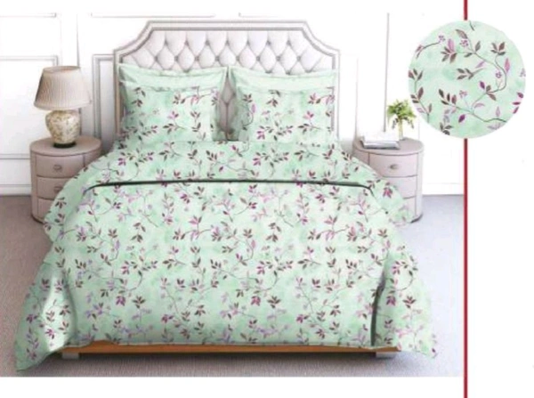 Pure Cotton King Size Bed Sheet Double Bedsheet 108 Inch X 108 Inch - 2.74 M X 2.74 M