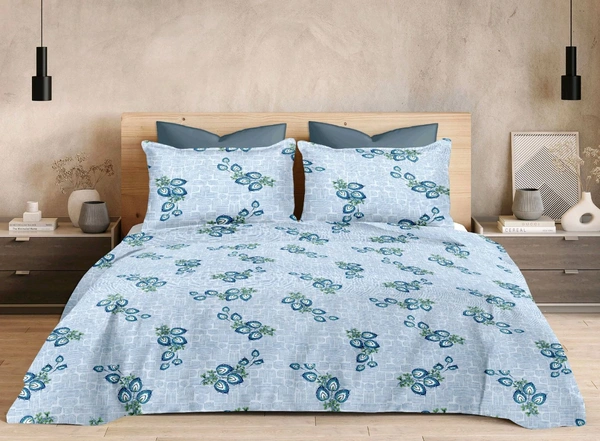 Pure Cotton King Size Bed Sheet Double Bedsheet 9 Feet X 9 Feet - 2.74 M X 2.74 M