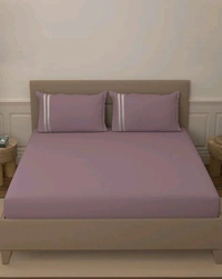 Super King Size Bedsheet 3 X 3 Meter Bed Sheet With 2 Pillow Covers Plain Heavy Tc Premium Quality Smooth Bedsheet Shop Online - 3.00 M X 3.00 M