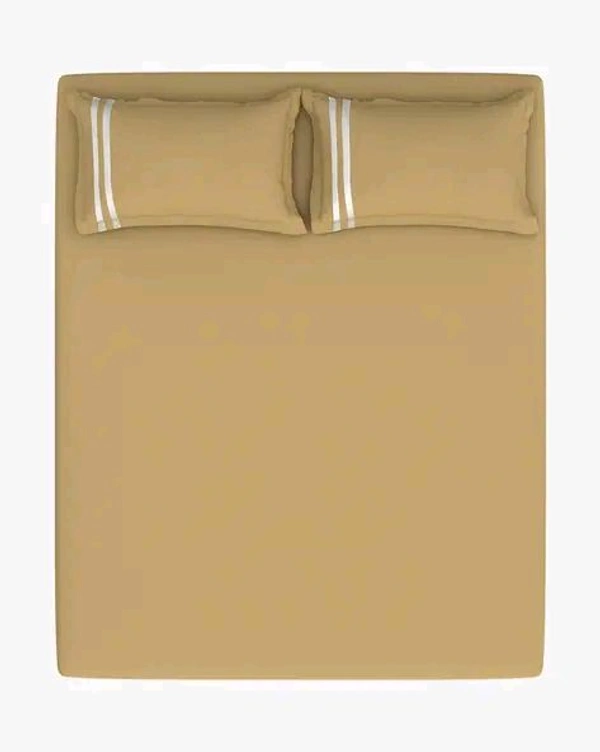 Super King Size Bedsheet 120 X 120 Inch BedSheet With 2 Pillow Covers Plain Heavy Tc Premium Quality Smooth Bedsheet Shop Online - 3.00 M X 3.00 M
