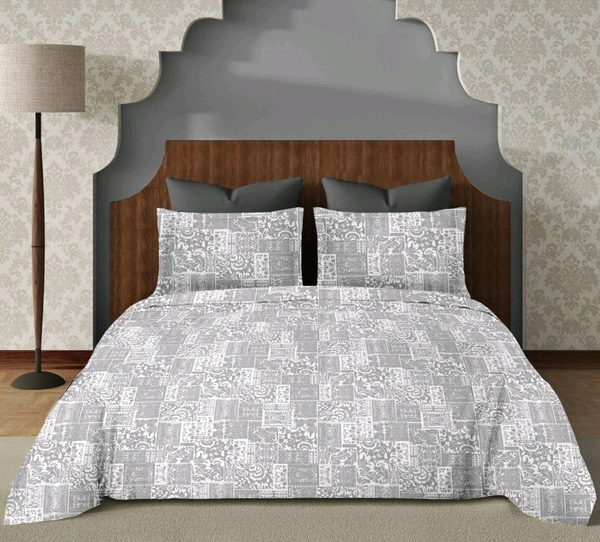 Super King Size BedSheet 3 Meter X 3 Meter Double Bedsheet With 2 Pillow Cover  - 3.00 M X 3.00 M