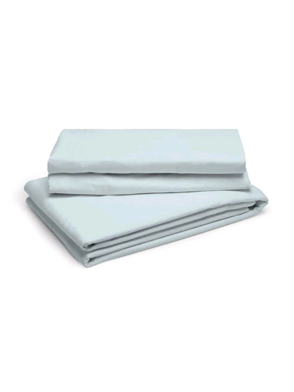 King size BedSheet Plain 400 Tc Cotton Double Bed sheet Heavy Tc 108" X 108" Colour - 2.74 M X 2.74 M