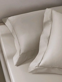King size BedSheet Plain 400 Tc Cotton Double Bed sheet Heavy Tc 108" X 108" - 2.74 M X 2.74 M