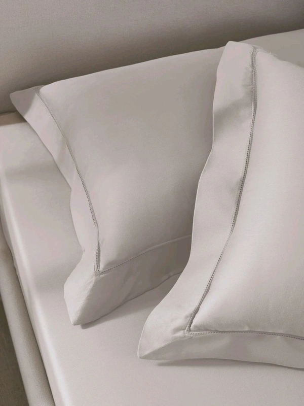 King size BedSheet Plain 400 Tc Cotton Double Bed sheet Heavy Tc 108" X 108" Willow Grey - 2.74 M X 2.74 M
